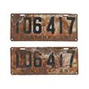 Image 1 : Montana Prison Made License Plate circa 1929