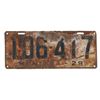 Image 3 : Montana Prison Made License Plate circa 1929