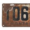 Image 4 : Montana Prison Made License Plate circa 1929