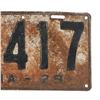 Image 5 : Montana Prison Made License Plate circa 1929
