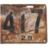 Image 7 : Montana Prison Made License Plate circa 1929