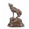 Image 2 : 1975 Original Bob Scriver Howling Coyote Bronze
