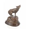 Image 9 : 1975 Original Bob Scriver Howling Coyote Bronze