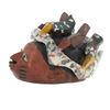 Image 14 : Large Nigerian Polychrome Yoruba Gelede Mask