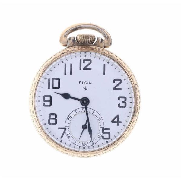 Elgin Grade 573 Pocket Watch & Gold Filled Case