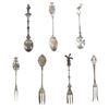 Image 15 : 19th-20th C. European Sterling Forks & Spoons (7)