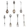 Image 1 : 19th-20th C. European Sterling Forks & Spoons (7)