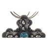 Image 6 : Navajo Sterling Silver Turquoise Necklace c. 1960