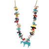 Image 2 : Navajo Strung Multistone Animal Fetish Necklace