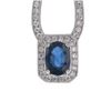 Image 8 : Art Deco Sapphire Diamond & Platinum Earrings