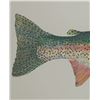 Image 6 : Eileen Klatt Rainbow Trout Framed Watercolor
