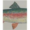 Image 7 : Eileen Klatt Rainbow Trout Framed Watercolor