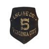 Image 1 : Engine Co. 5 Virginia City Leather Helmet Patch