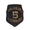 Image 1 : Engine Co. 5 Virginia City Leather Helmet Patch