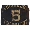 Image 3 : Engine Co. 5 Virginia City Leather Helmet Patch