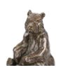 Image 3 : Bob Scriver (1914-1999) Sitting Bear Bronze c 1991