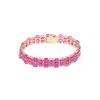 Image 1 : Opulent Ruby VS2 Diamond 14k Yellow Gold Bracelet