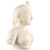 Image 9 : 18th to 19th C. Guan Yin White Quartz Statue