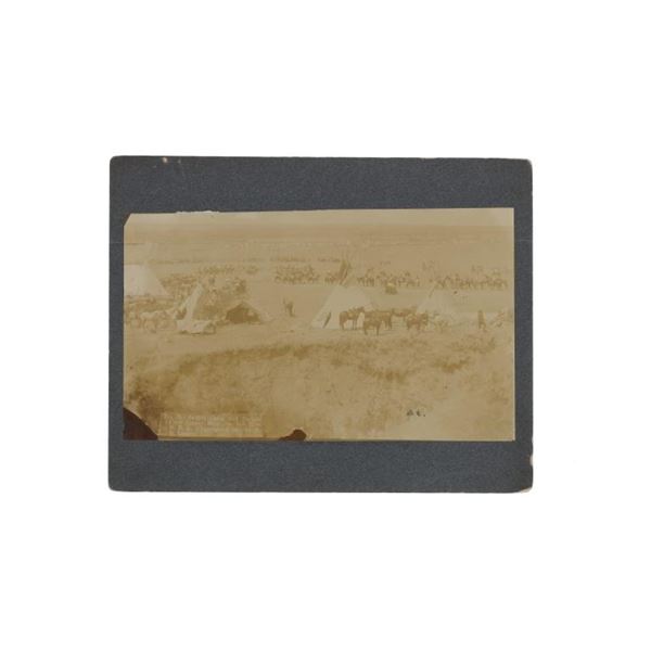 Ca. 1895 Crow Agency Montana Photo by H.R. Locke