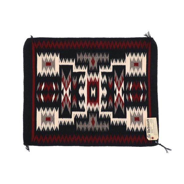 Navajo Warbonnet Storm Patten Hand Woven Rug
