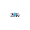 Image 12 : Navajo Sterling Silver Turquoise Ring Collection