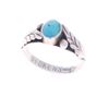Image 13 : Navajo Sterling Silver Turquoise Ring Collection