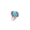Image 9 : Navajo Sterling Silver Turquoise Ring Collection