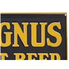 Image 7 : C. 1920's Magnus Root Beer Embossed Tin Sign