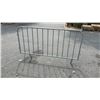 Image 1 : 48" X 77" STANDING METAL BARRIER CAN BE HOOKED TOGETHER WITH OTHERS