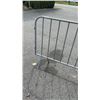 Image 2 : 48" X 77" STANDING METAL BARRIER CAN BE HOOKED TOGETHER WITH OTHERS