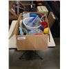 Image 1 : BOX OF TUPPERWARE AND SOME NEW ITEMS