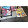 Image 2 : LOT OF MARVEL COLLECTIBLES SPIDERMAN PLAQUE, SUPERMAN PUZZLE AND MORE