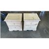 Image 1 : PAIR OF PINE 2 DRAWER NIGHTSTANDS