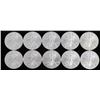 Image 1 : LOT 10 AMERICAN EAGLE 1 OZ SILVER DOLLAR COINS