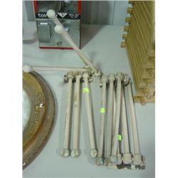 LOT OF FOUR SWING ARM STYLE DRYING RODS