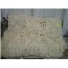 Image 1 : CROCHET BED SPREAD; 78 BY 84; SOME DISCOLORATION