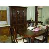Image 1 : PENNSYLVANIA HOUSE 8-PC DINING ROOM SET WITH TWO LEAVES; 2 CAPTAIN CHAIRS; TABLE 96 INCHES; 2-PC LIG