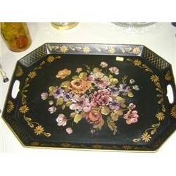 PAINTED TOLL TRAY; 22X16