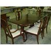 Image 1 : 6-PC CHERRY FINISH DINING ROOM TABLE & CHAIRS
