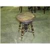 Image 1 : ORGAN STOOL WITH BALL & CLAW FEET; SHOWS WEAR IN FINISH