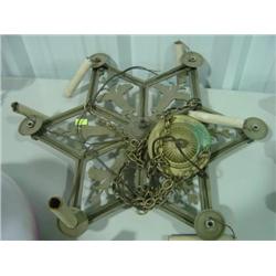 6 POINTED STAR SHAPED CEILING LIGHT FRAME