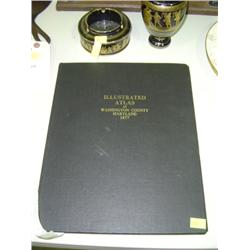 AN ILLUSTRATED ATLAS OF WASHINGTON COUNTY MARYLAND IN 1877 PRINTED IN 1975