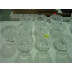 LOT OF 10 SHERBET DISHES