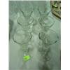 Image 1 : LOT OF 6 STEM WINE GLASSES