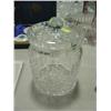 Image 1 : WATERFORD SIGNED CRYSTAL COVERED JAR