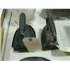 Image 1 : LOT OF 2 FLAT IRONS #7 WITH TRIVET AND #5 FLAT IRON