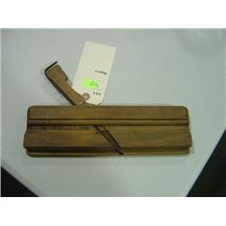 MOLD PLANE INITIALS BURNT IN KW & MS