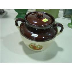 MCCOY BEAN POT WITH FRUIT SCÈNE
