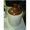 Image 1 : BROWN OVER WHITE WHISKEY JUG