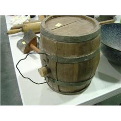 WOODEN WATER BARREL